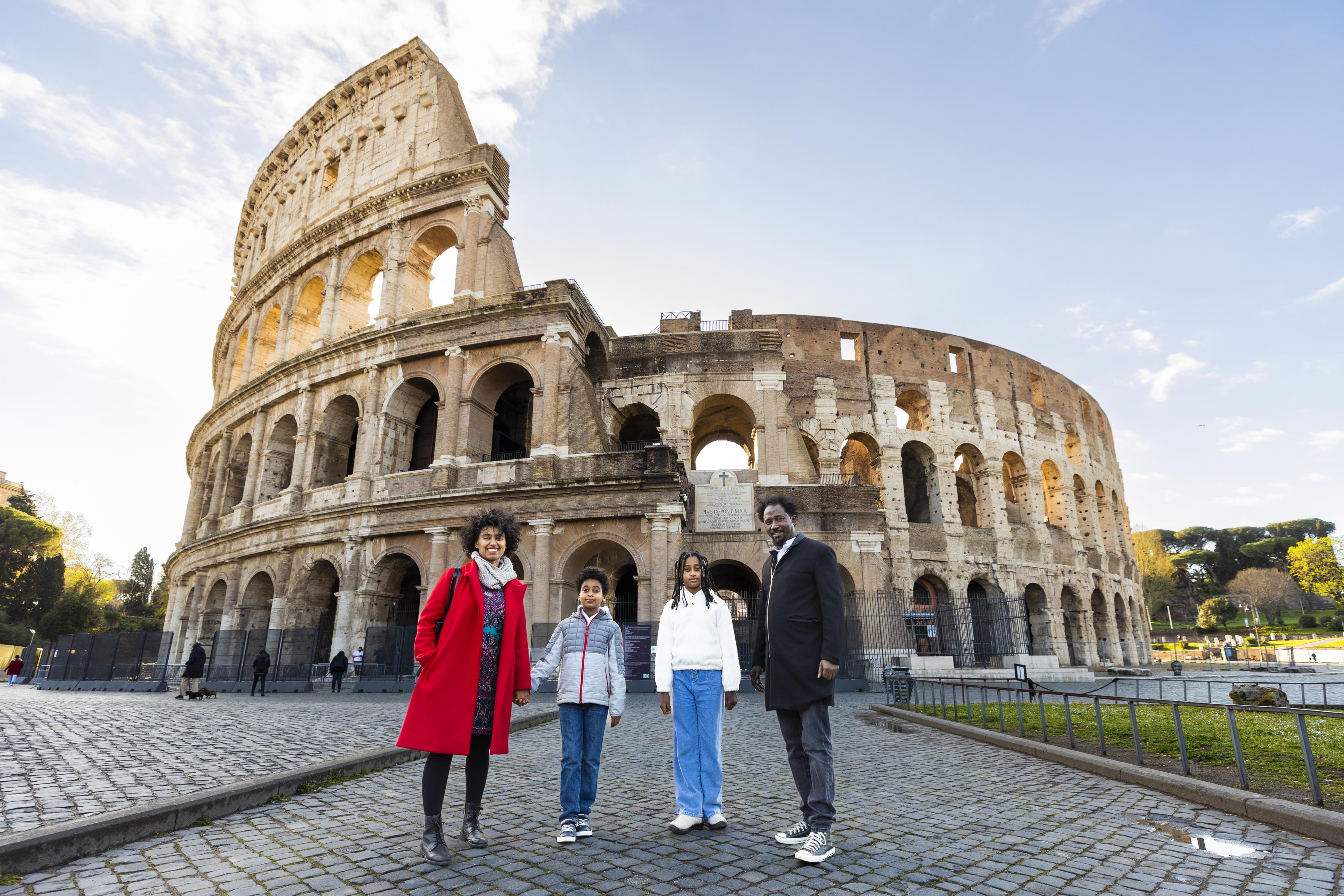 Colosseum family photo session