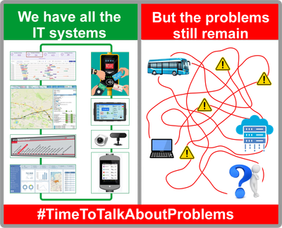 We have all the IT systems. But the problems still remain.