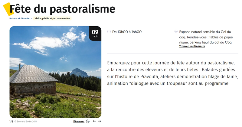 Fete de l'alpage de Pravouta