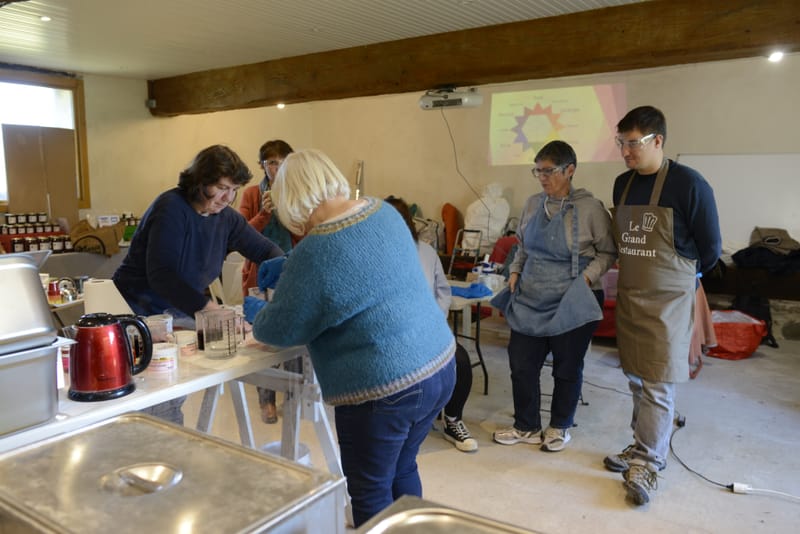 ATELIER TEINTURE PIGMENTS ALIMENTAIRES