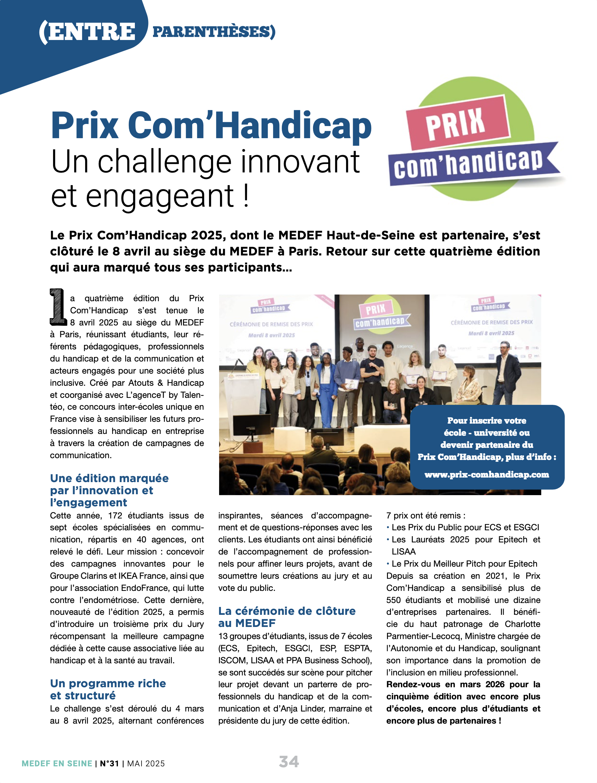 MEDEF en Seine - Juin 2025