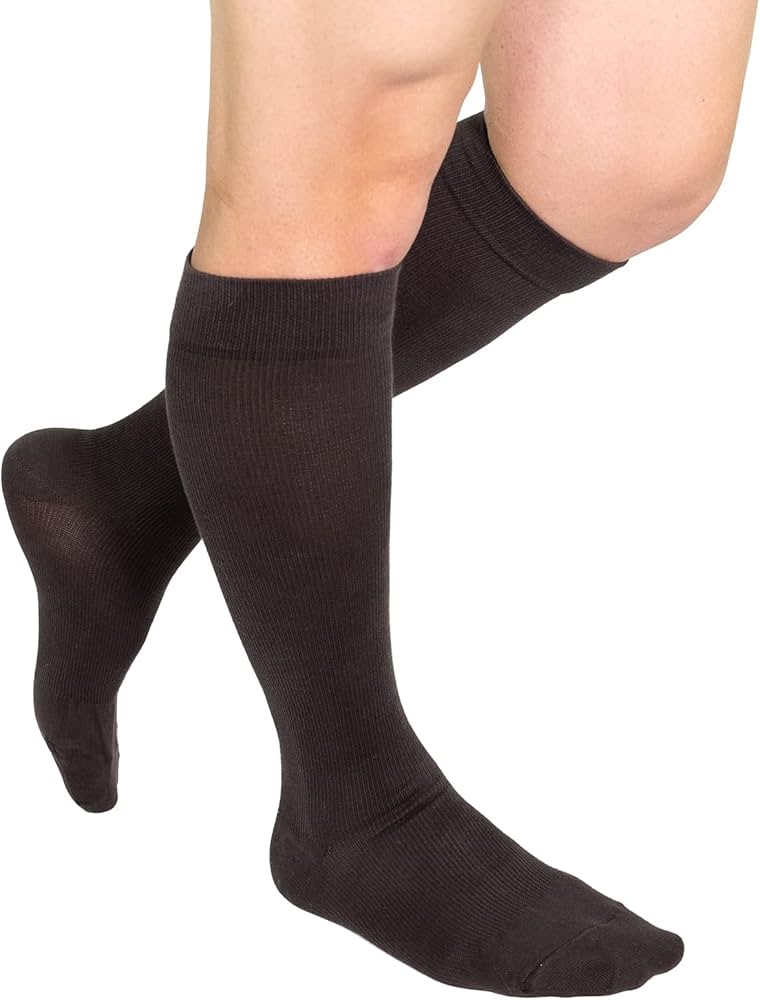 MEDIAS DE MEDIA COMPRESIÓN PARA CABALLERO 15 - 20 MM HG (RODILLA)