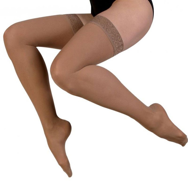 MEDIAS DE MEDIA COMPRESIÓN PARA DAMA 15 - 20 MM HG (MUSLO)