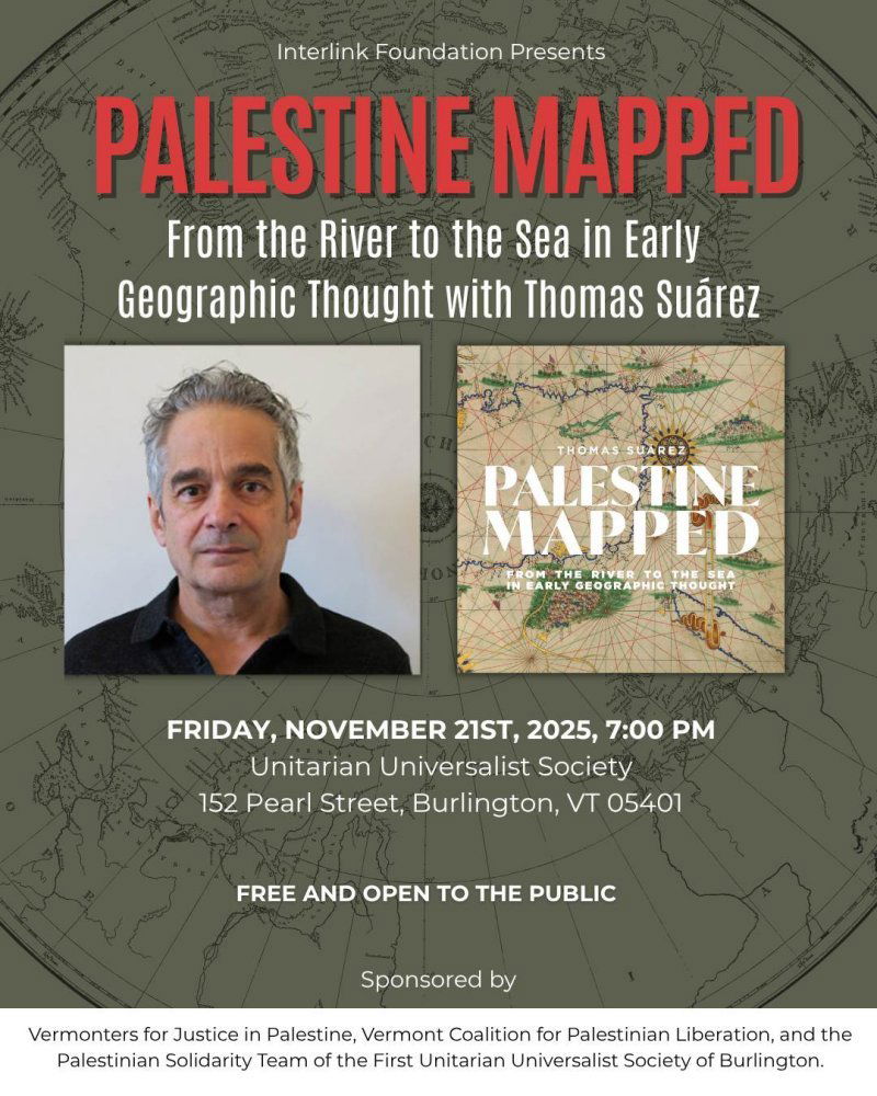A Talk by Thomas Suarez: Palestine Mapped; From the River to the Sea in Early Geographic Thought