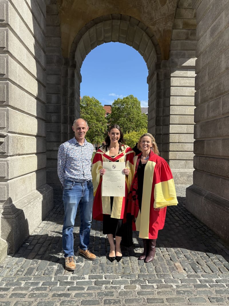 Aoife Graduates with her PhD, Congratulations Aoife! - March 2026