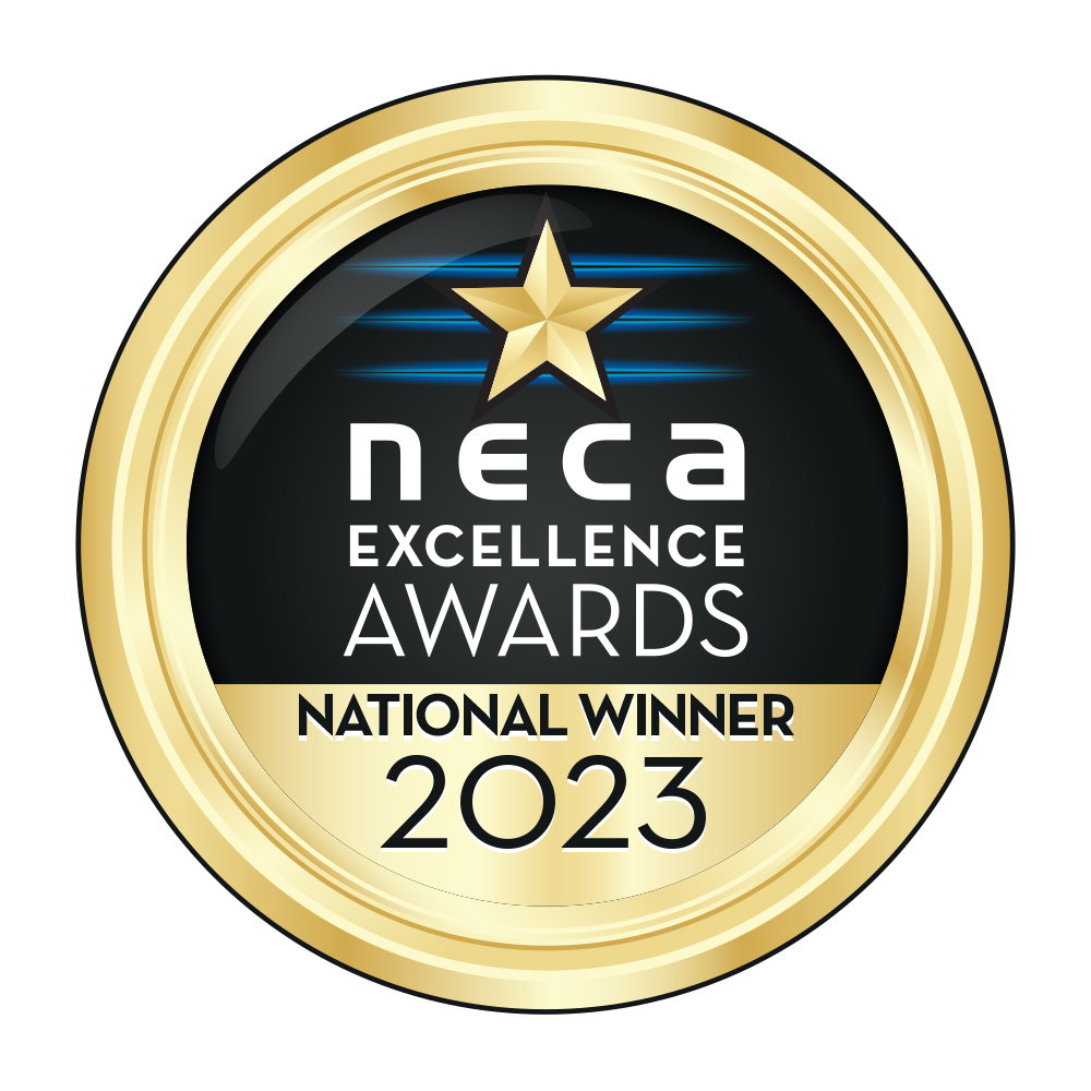 NECA Excellence Awards National Winner logo