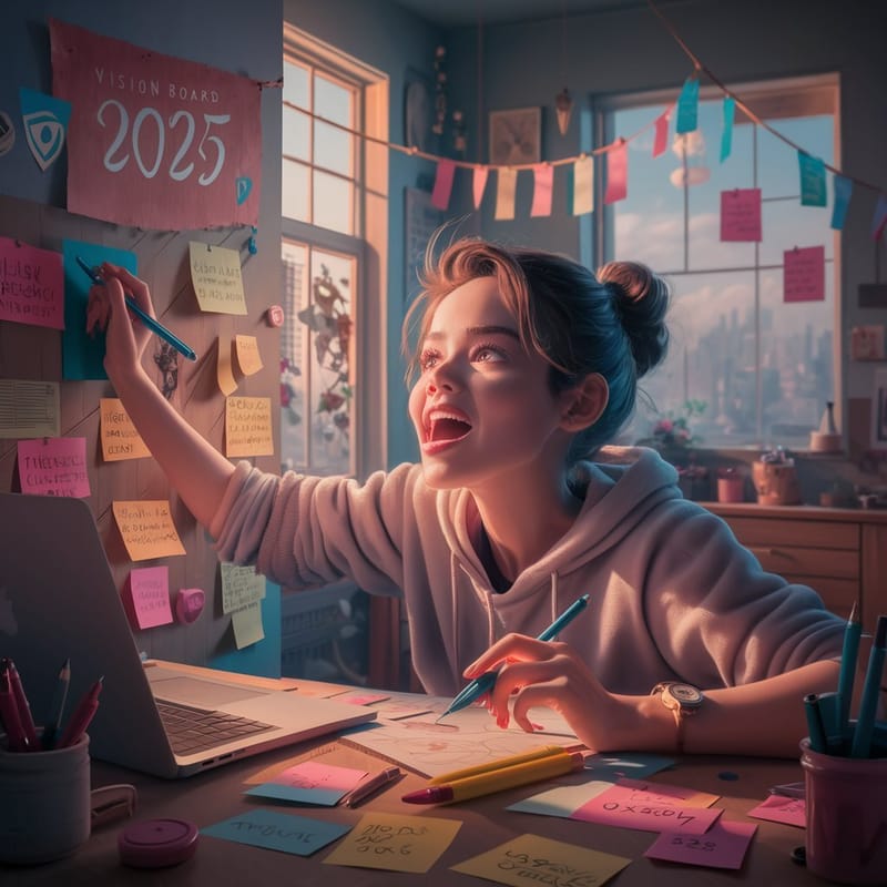 יצירת לוח חזון