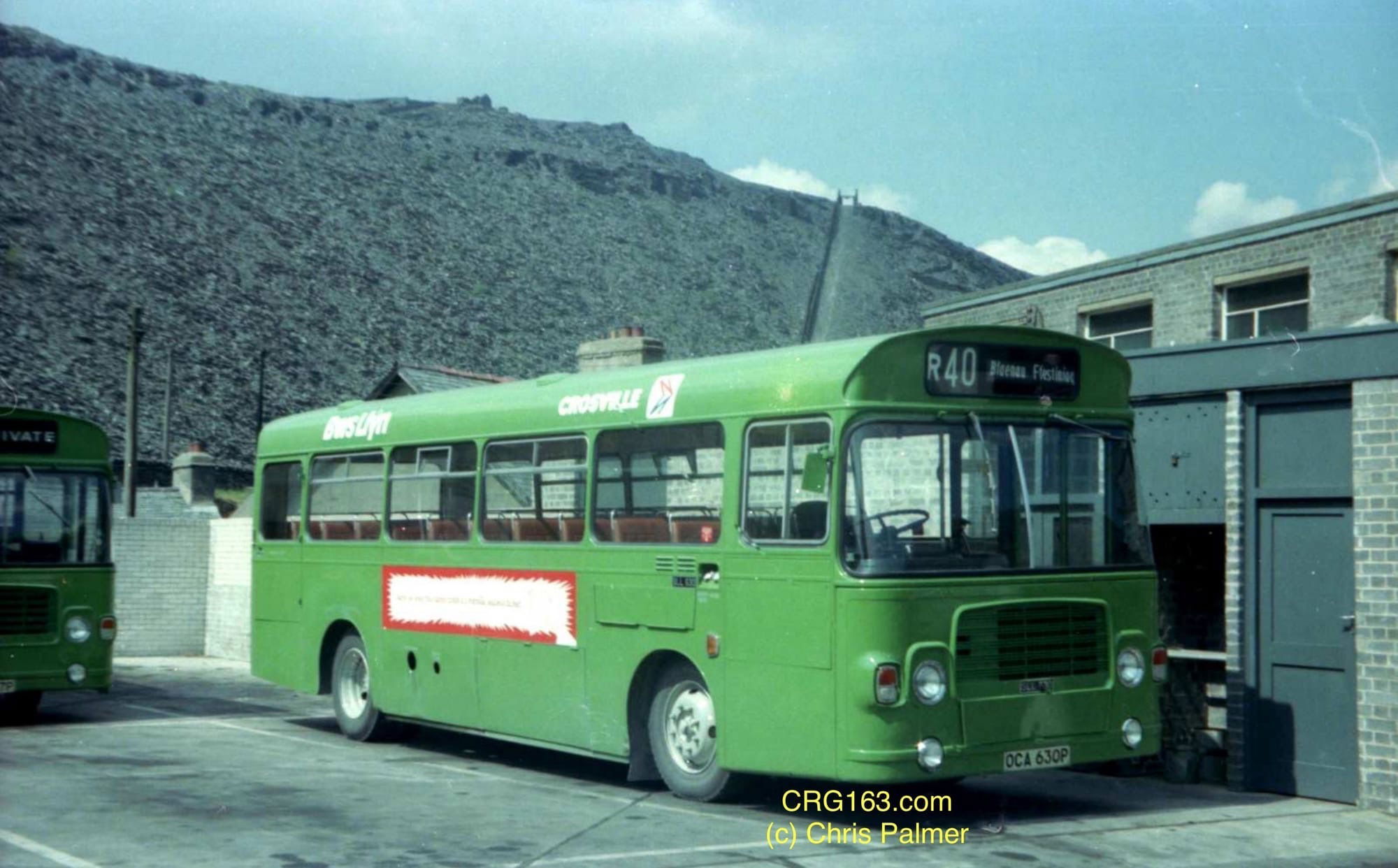 SLL630 - Crosville Blaenau Ffestiniog depot - 18 May 1980