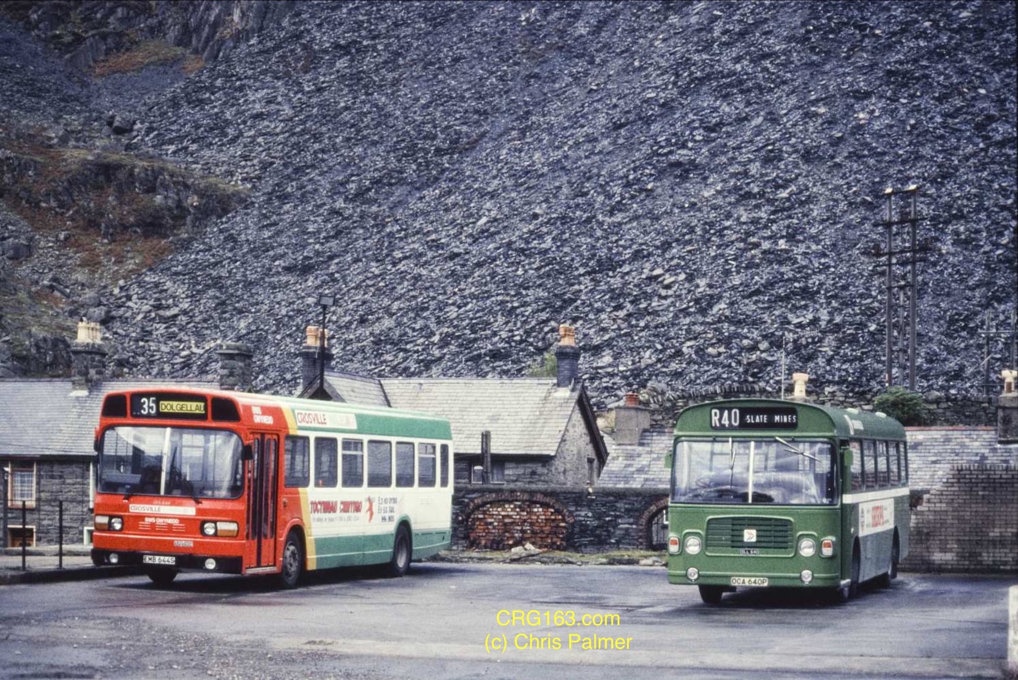 SNL644 & SLL640 - Crosville Blaenau Ffestiniog - Summer 1986