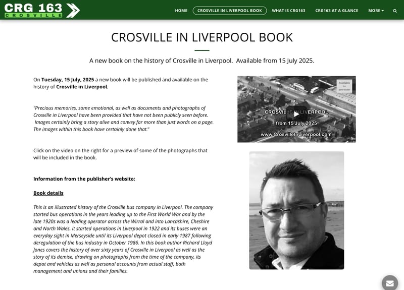 A new web page: Crosville in Liverpool