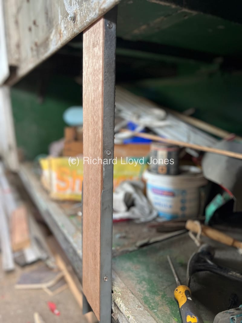 Bodywork Session 7 - Day 2: New offside locker support beam fitted