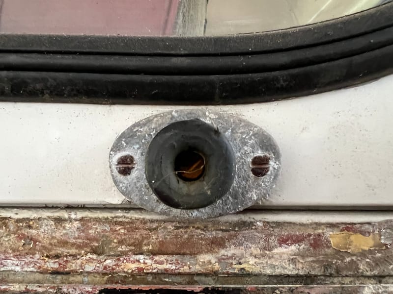 Emergency door panel stopper