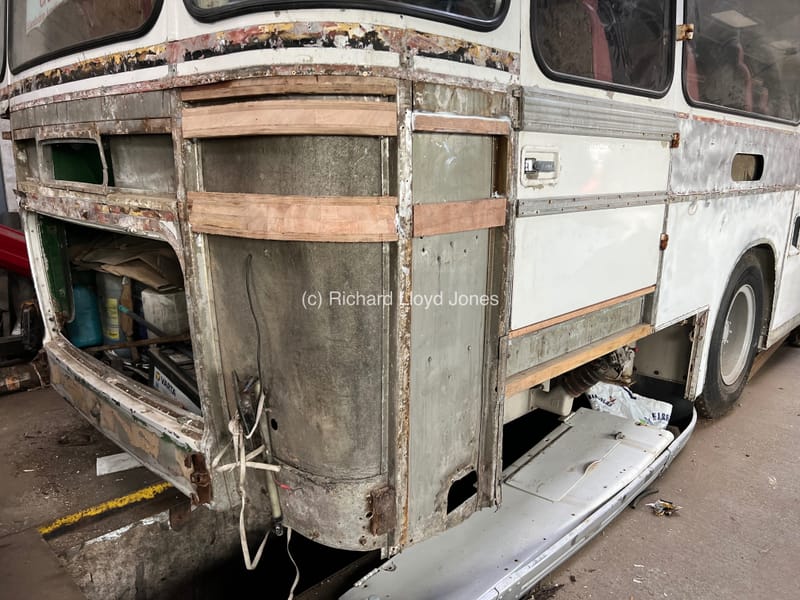 Bodywork Session 11: Offside rear panels