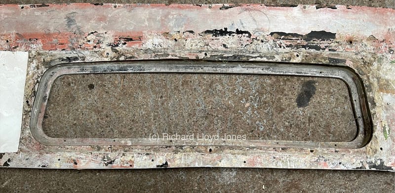 Rear number plate surround