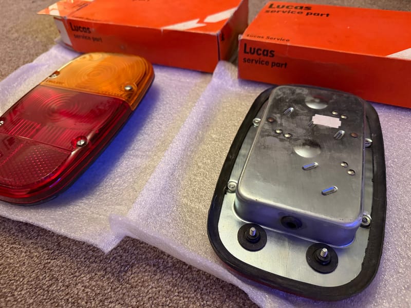 New Lucas L723 rear light units are delivered