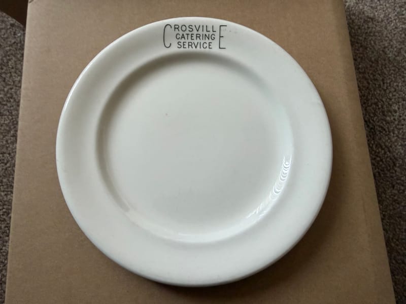 Crosville Catering Services plate joins the collection