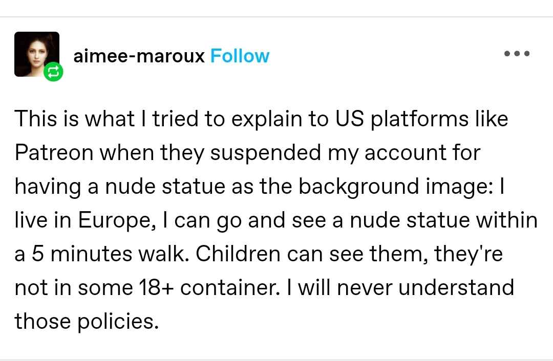 I can go and see a nude statue within a 5 minutes walk