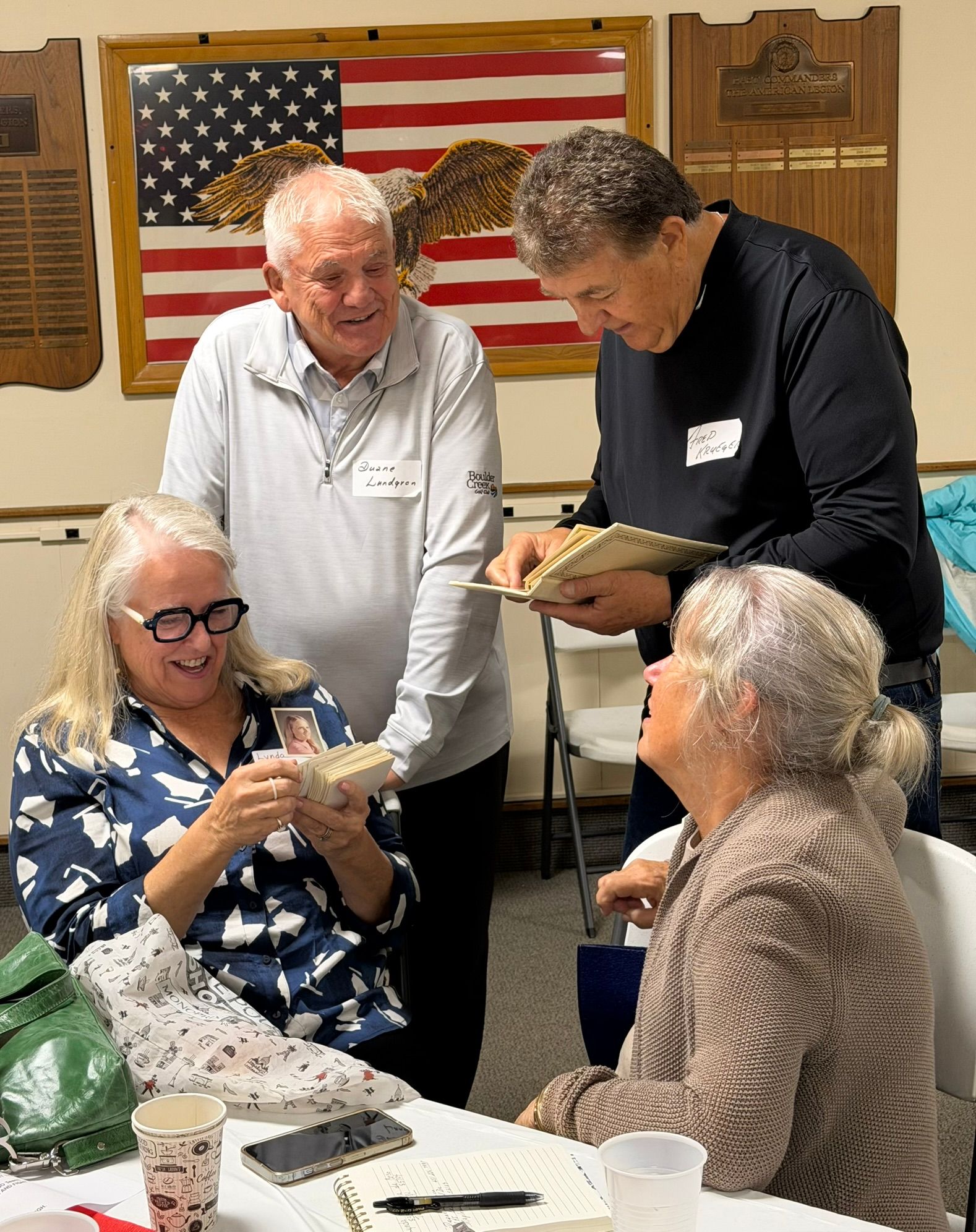 Linda Grams, Duane Lundgren, Fred Krueger, Donna Schlick