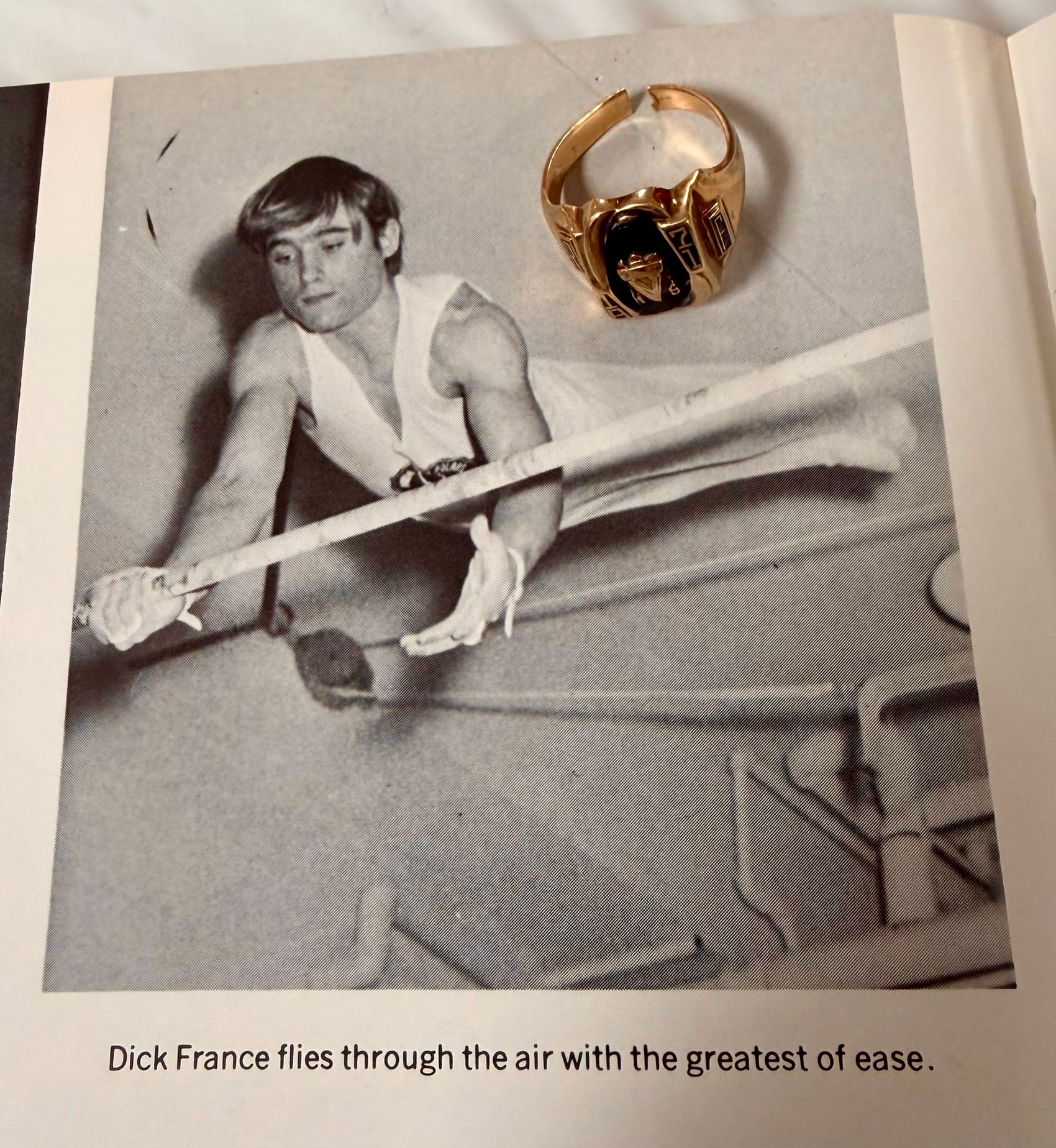 Dick France w/ class ring
