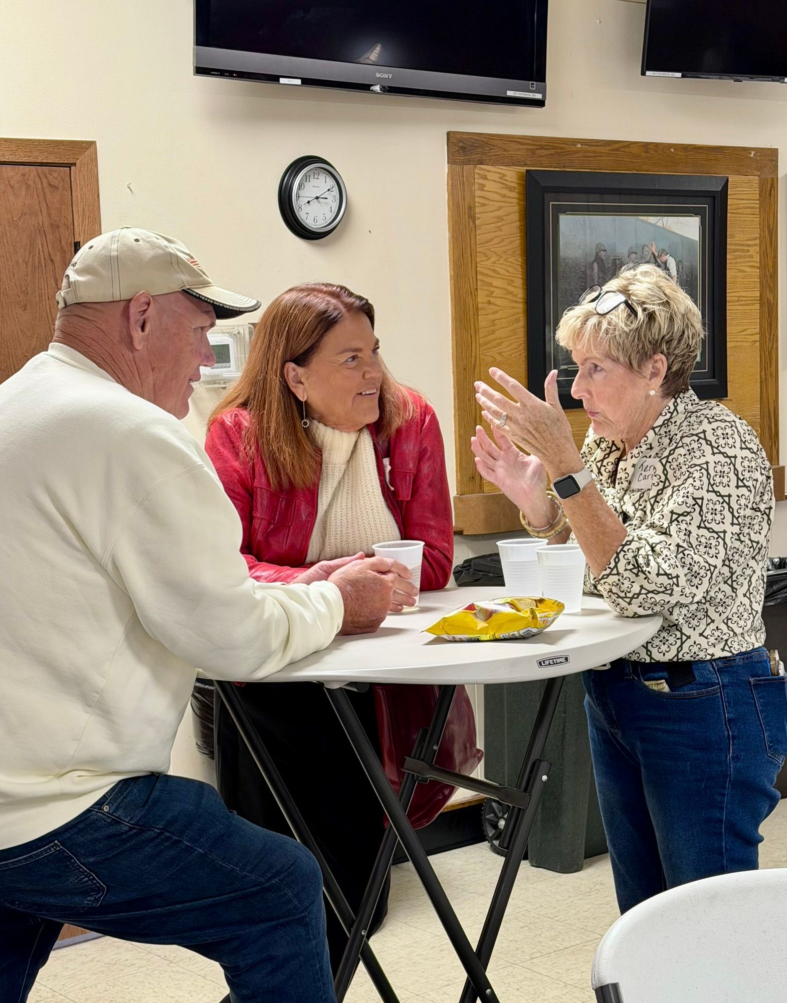 Hank Sinn, Deb Gruber, Terri Carroll