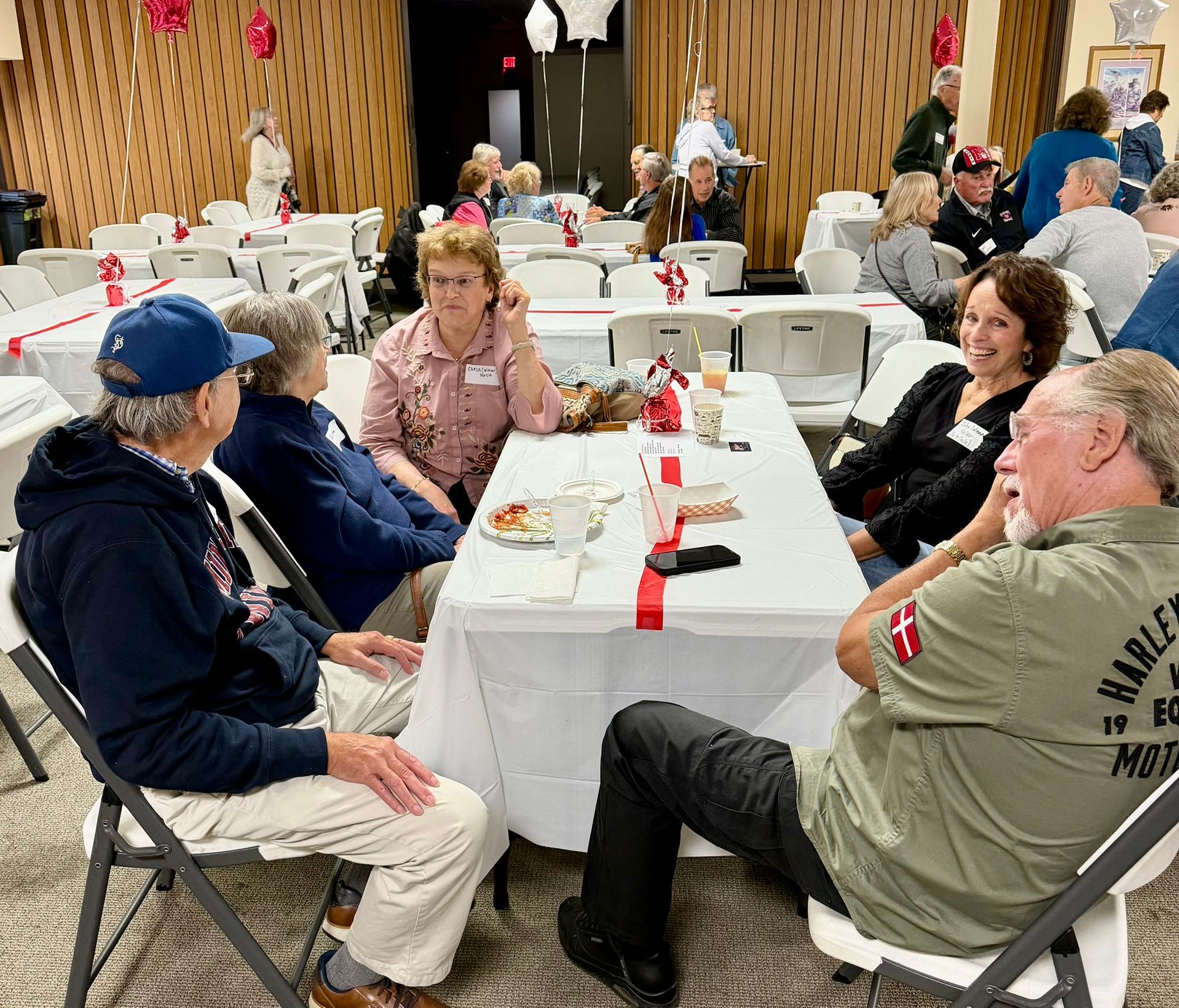 Larry Heir, Sandra Heir, Carla (Wiener) Koch, JoAnn (Wiener) Keller, Tom Munson