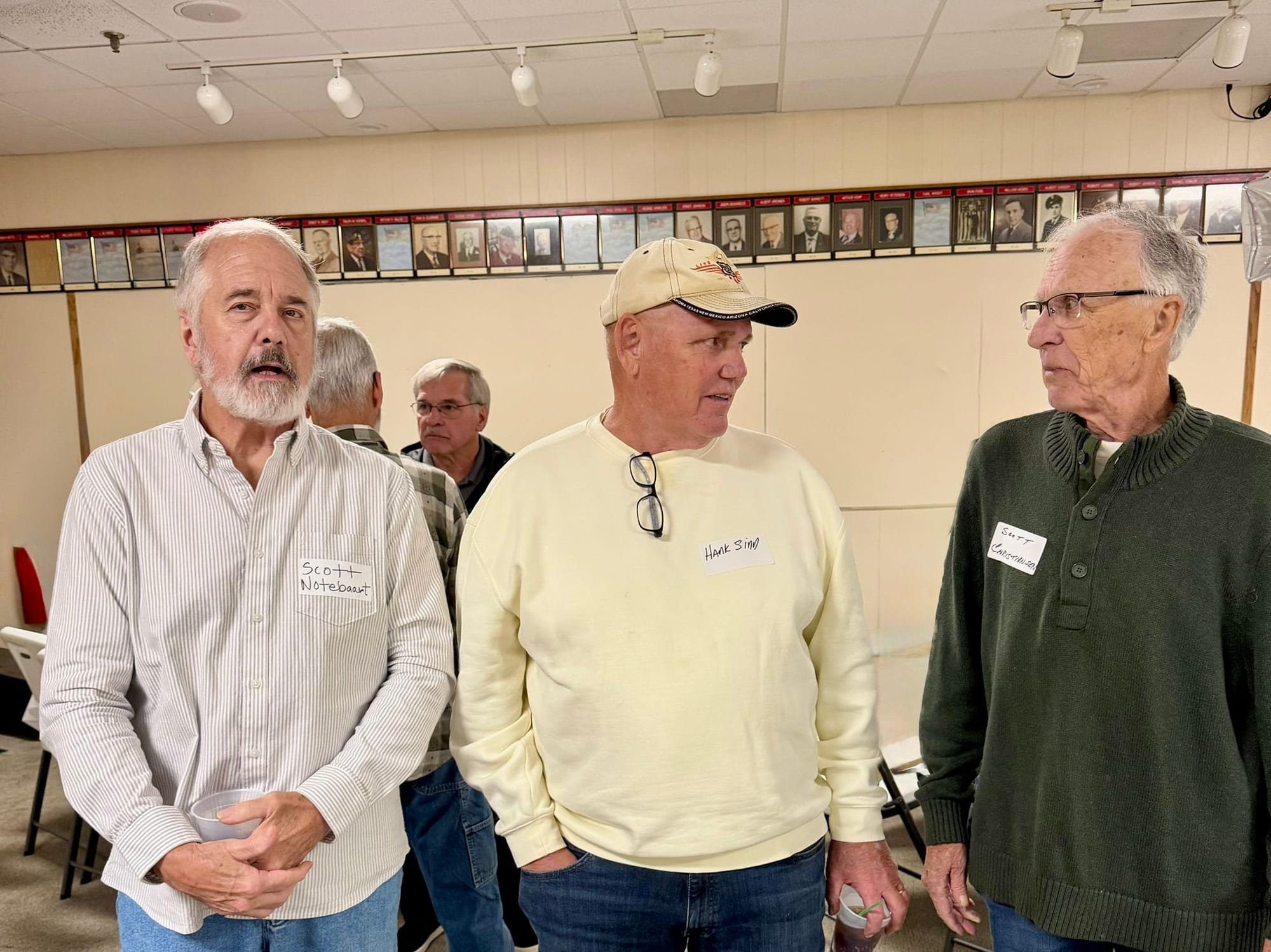 Scott Notebaart, Hank Sinn, Scott Christiansen