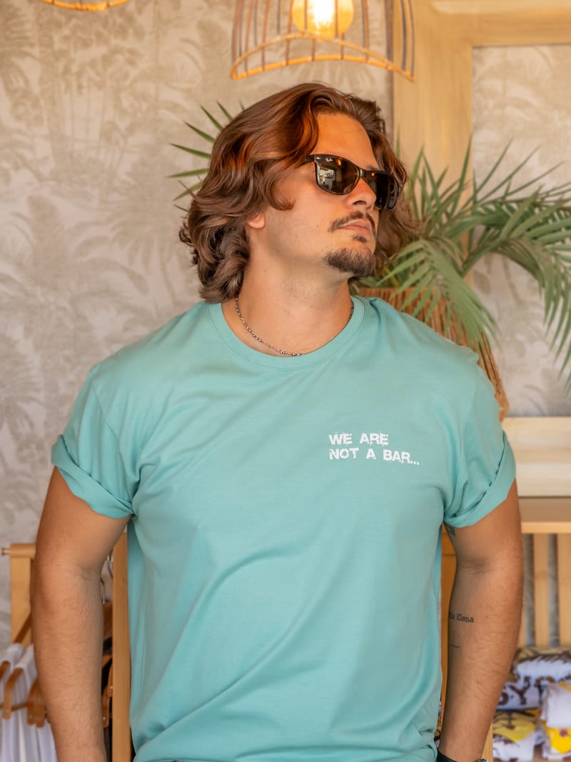 WE ARE NOT A BAR… PRETTY GOOD MERCH, THOUGH!