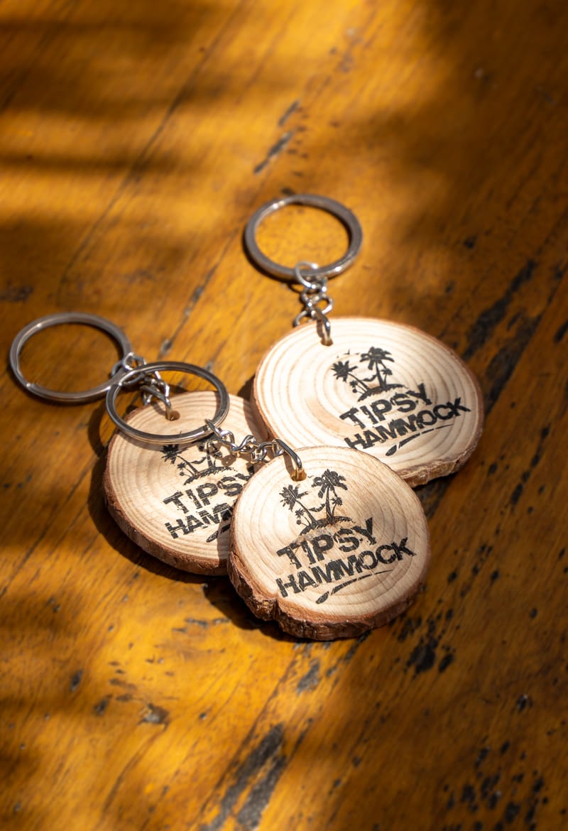 NATURAL WOOD KEYCHAIN - 2026 COLLECTION