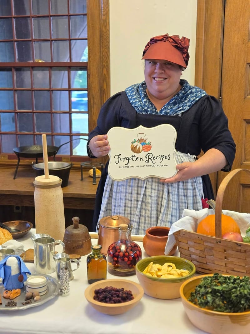 Feeding a Revolution: Daily Rations Cooking Demonstration by Stacy Booth of Forgotten Recipes