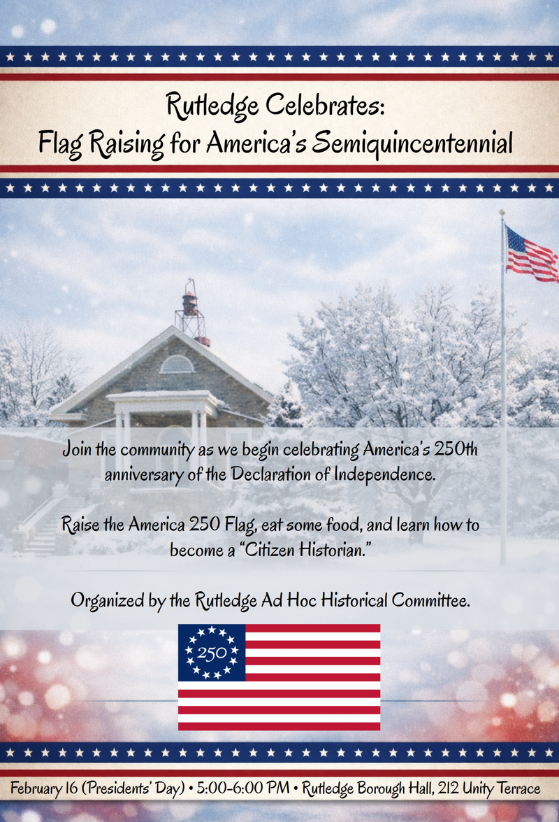 Semiquincentennial Flag Raising and Citizen Historian Kickoff