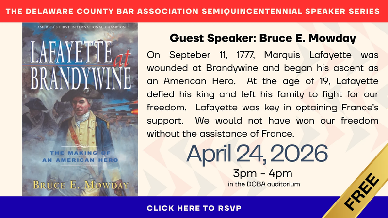 DCBA Semiquincentennial Speaker Series! Part 1: Bruce E. Mowday