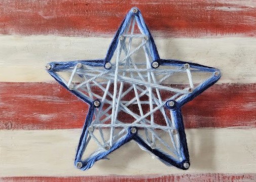 Rockdale Art Center: String Art Star, Little Artist Hour