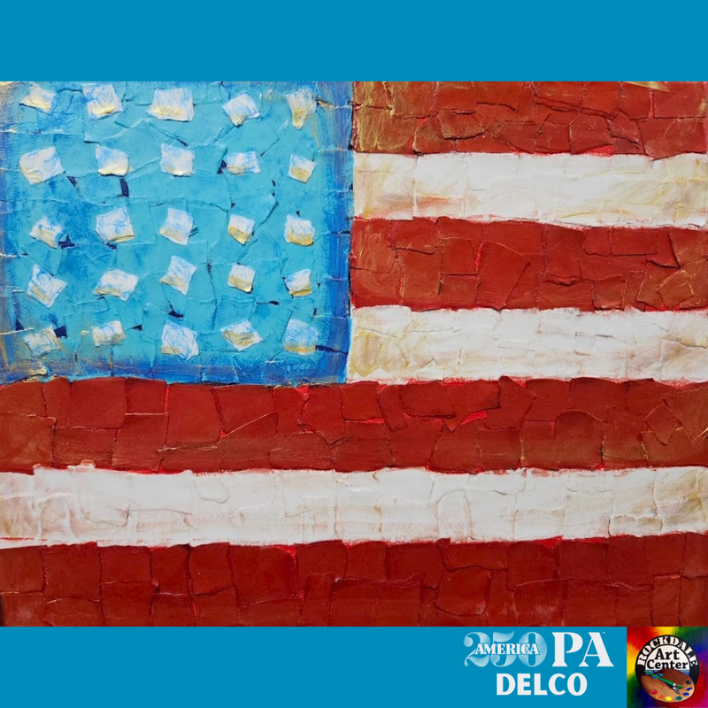 Rockdale Art Center: American Flag Art