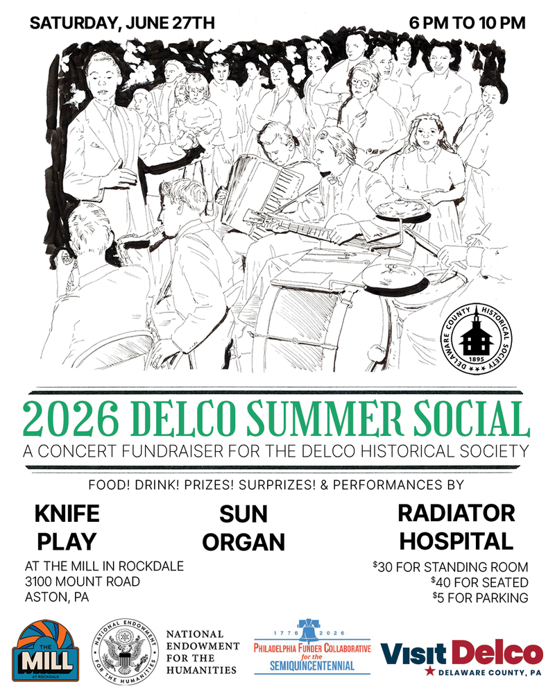 Delco Summer Social: A Concert Fundraiser for Delco Historical Society