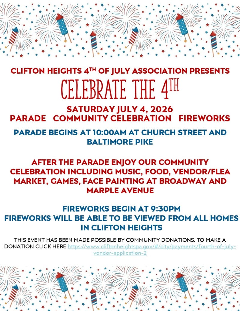 Clifton Heights 4th of July Celebration