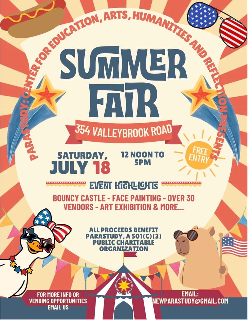 Summer Fair 250 at Parastudy, Center for Arts, Humanities, Education, and Reflection