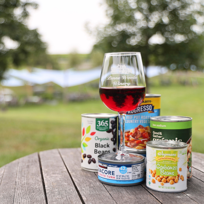 Penns Woods Winery: Cans 4 Cans Drive