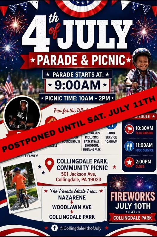 Collingdale 4th of July Parade & Community Picnic