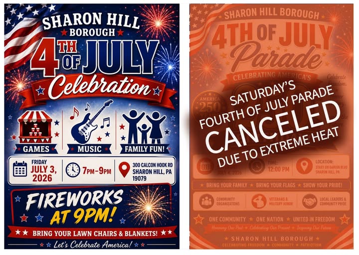 Sharon Hill 4th of July Parade - Cancelled
