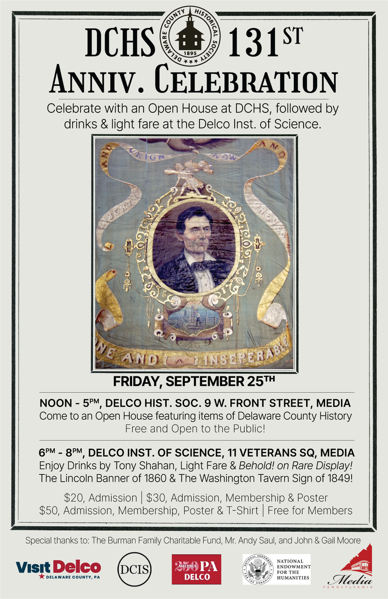 Delco Historical Society's 131st Birthday Celebration