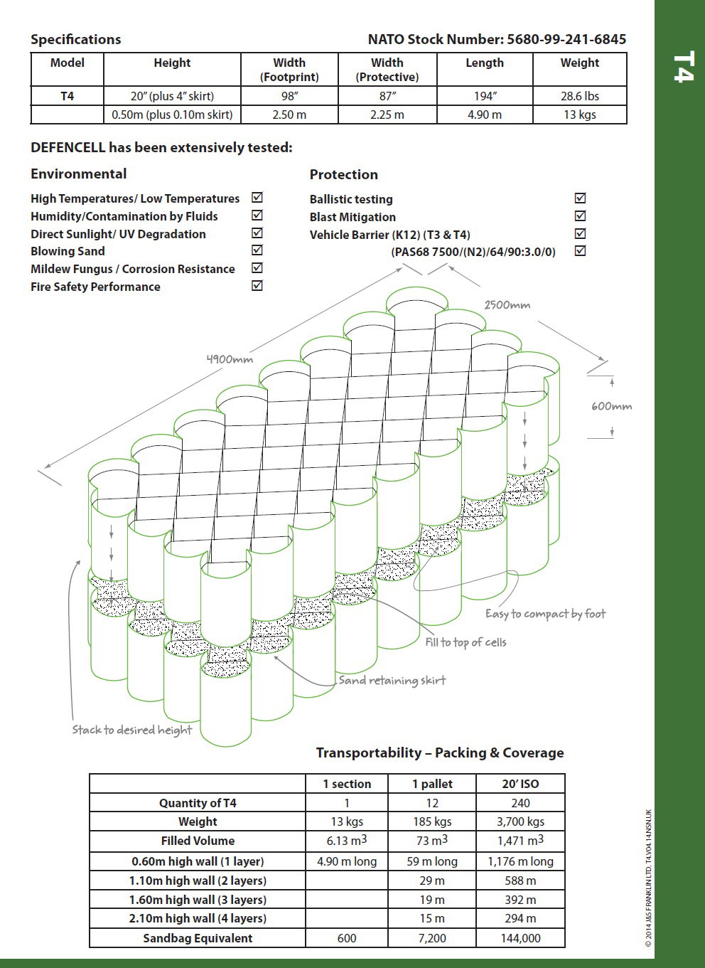 T4 - 4.90 x 2.50 x 0.60m