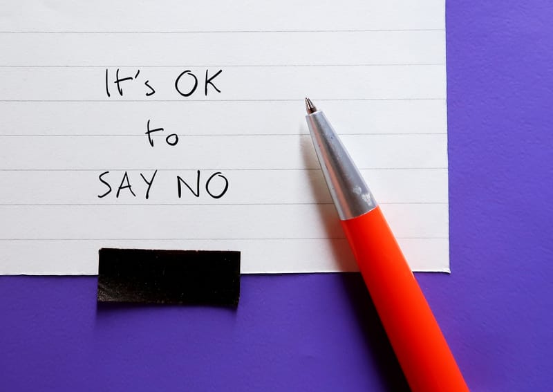 The Art of Saying No!