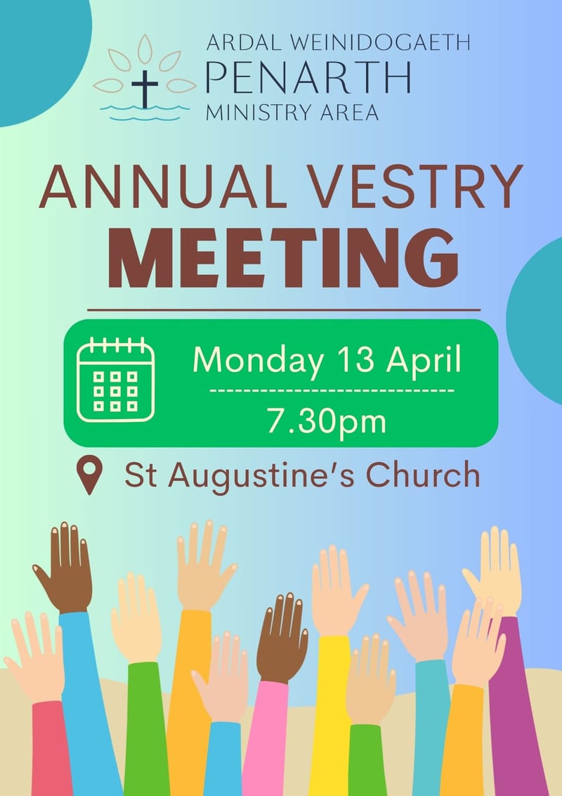 Annual Vestry Meeting - changed venue