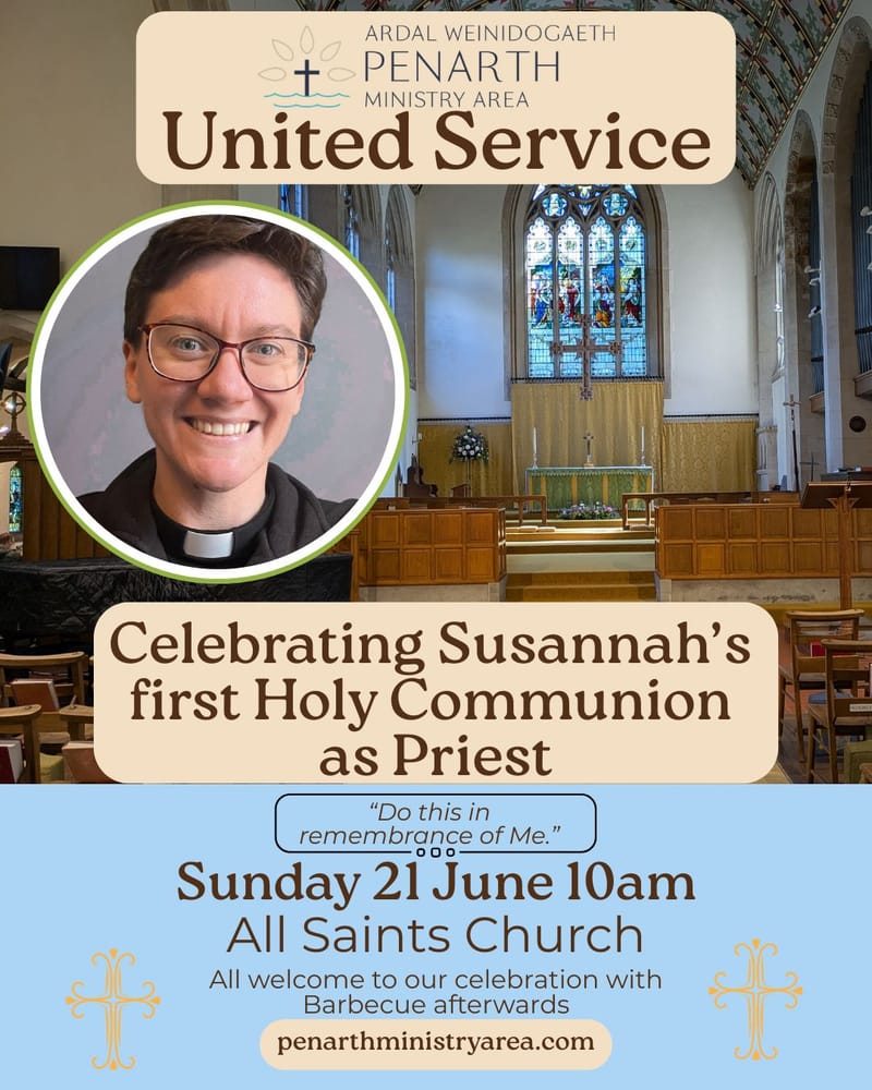 United Service - Susannah's first Holy Communion as Priest