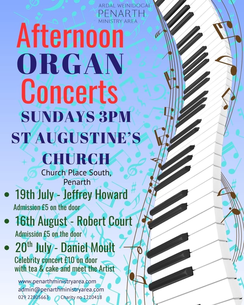 Afternoon Organ Concerts - July