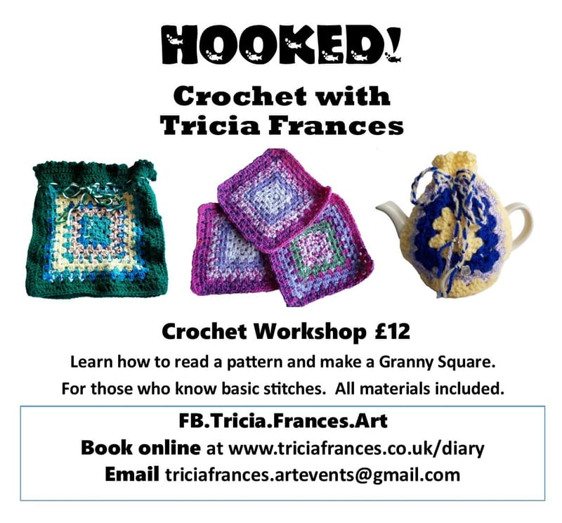 Hooked! Granny Square Crochet Workshop. 13 September