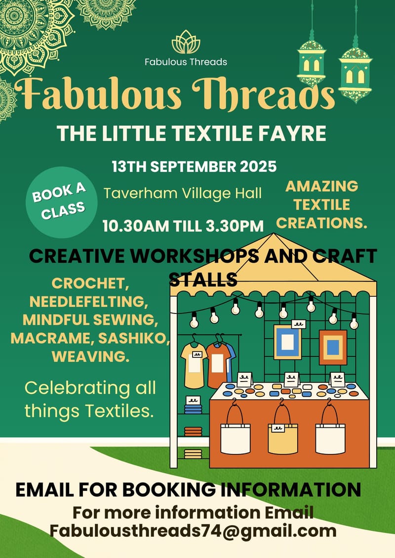 Little Textile Fayre. 13 September