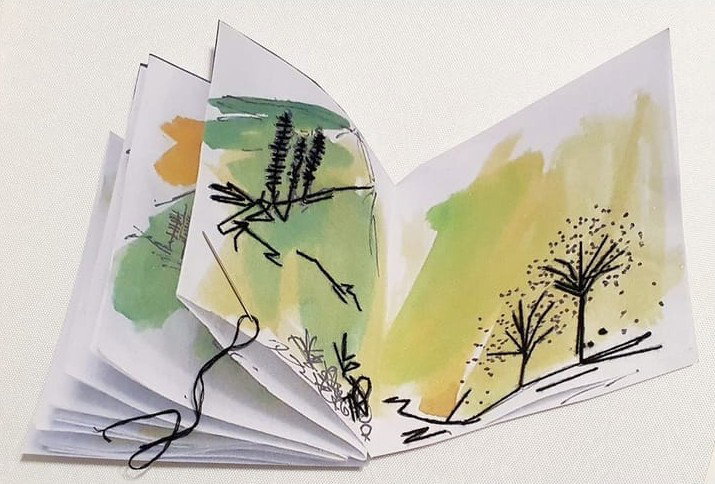 Paint & Stitch Sketchbooks Workshop
