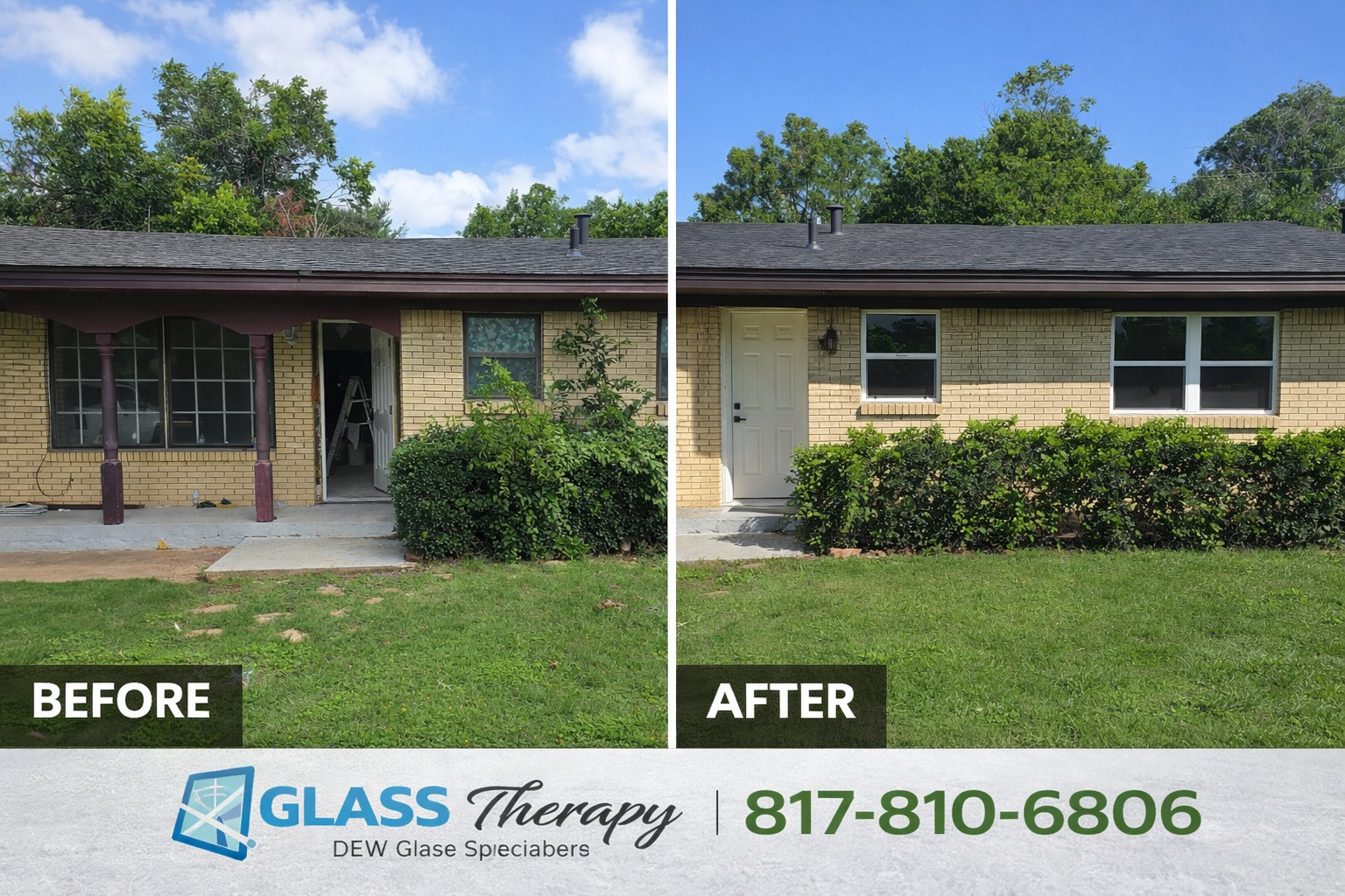 Whole home window replacement in Cleburne, Texas