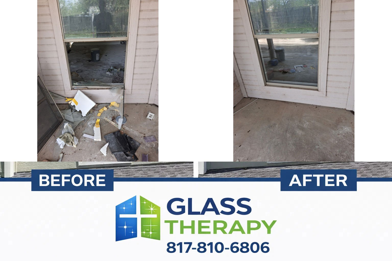 Broken Window Replacement - Bedford, Texas